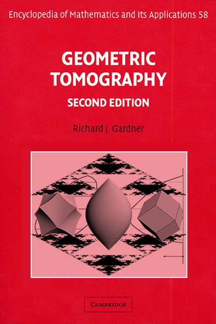 cover of Geometric Tomography, Second Edition, by Richard J. Gardner
